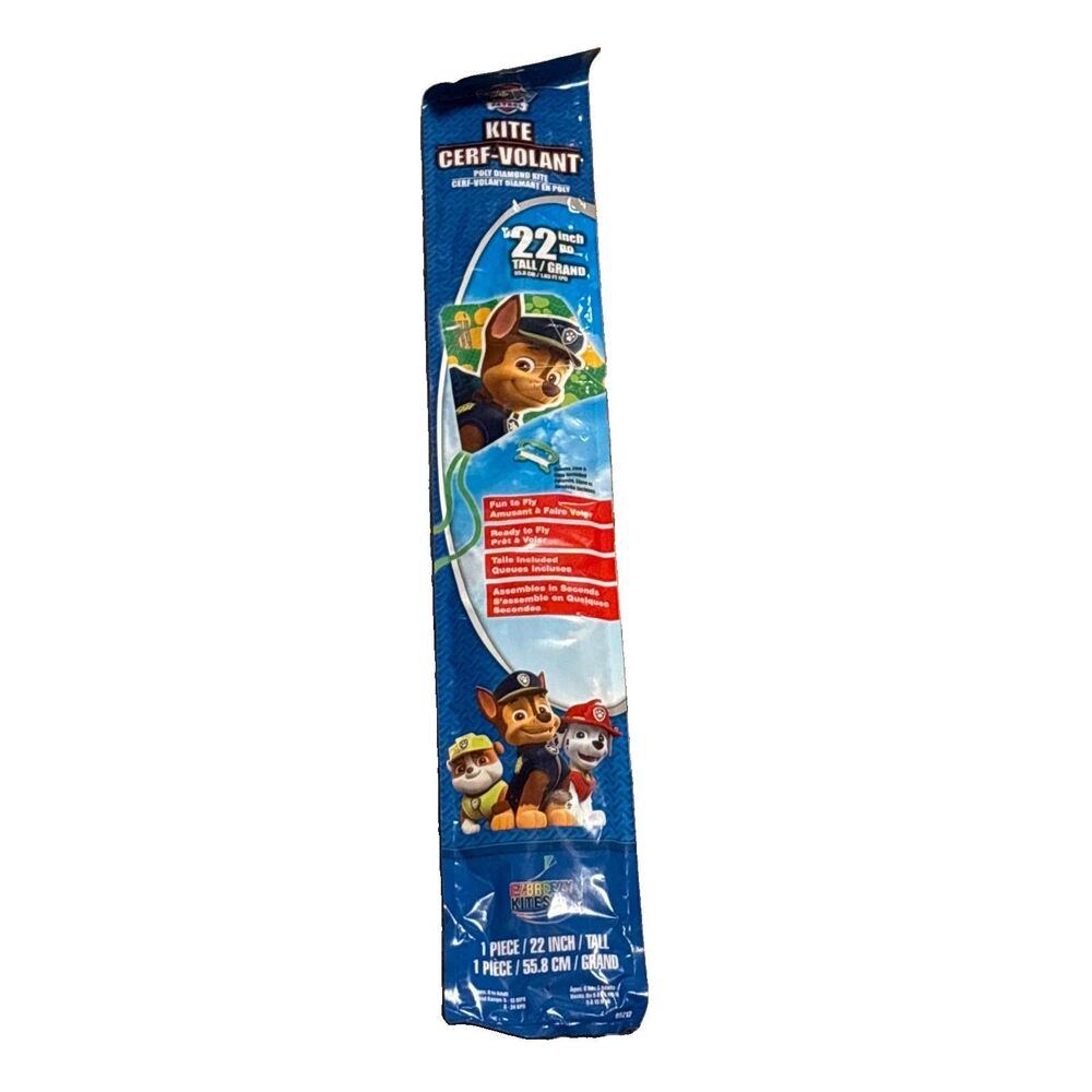 EZ-Breezy Kites Nickelodeon Paw Patrol 22 Inches Tall Kite With Line And Ring